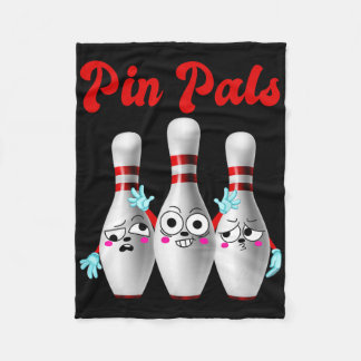 Button Pals Niedliches Bowling Shirt für Männer Fr Fleecedecke