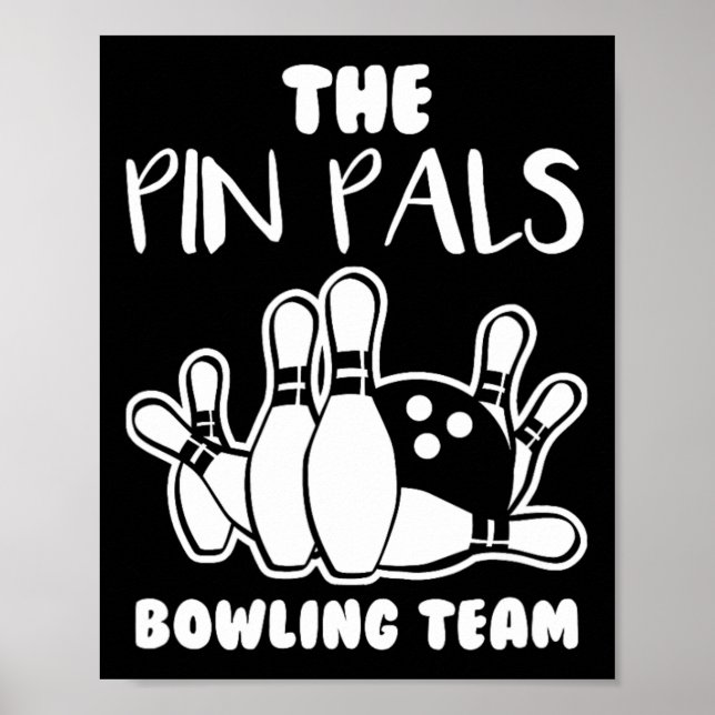 Button Pals Team Bowling Poster (Vorne)