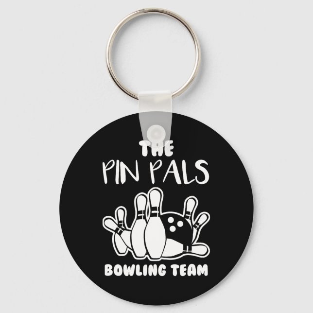 Button Pals Team Bowling Schlüsselanhänger (Vorderseite)