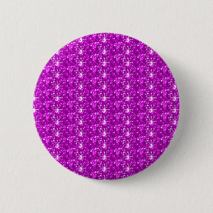 Button Pink-Glitzer