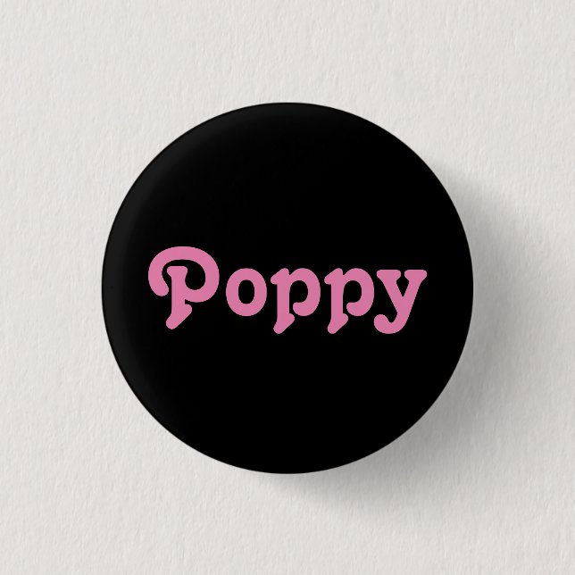 Button Poppy (Vorderseite)