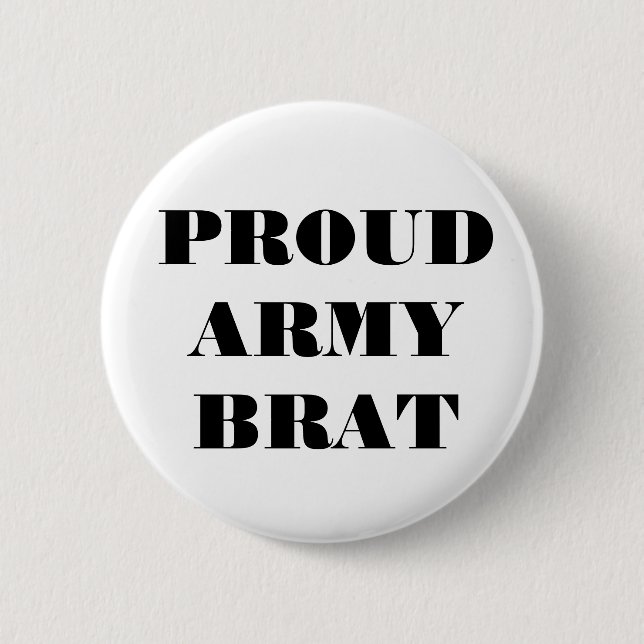 Button Proud Army Brat (Vorderseite)
