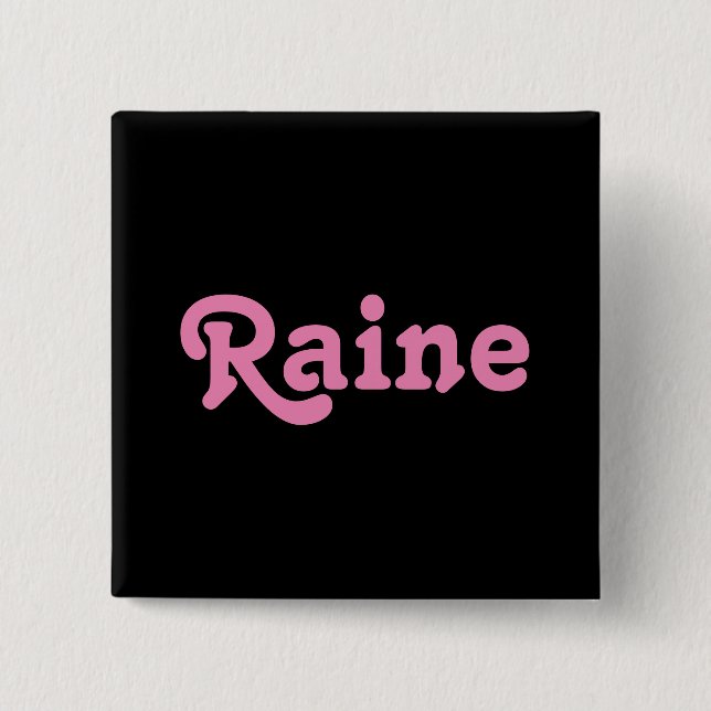 Button Raine (Vorderseite)