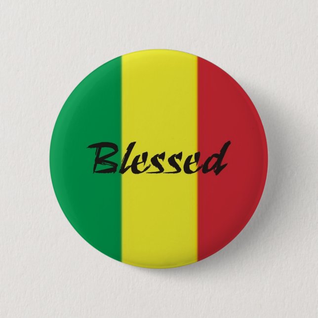Button Rastafari-Segen (Vorderseite)