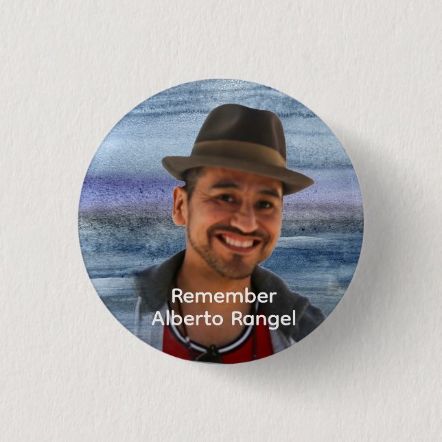 Button: Remember Alberto Rangel Button (Vorderseite)