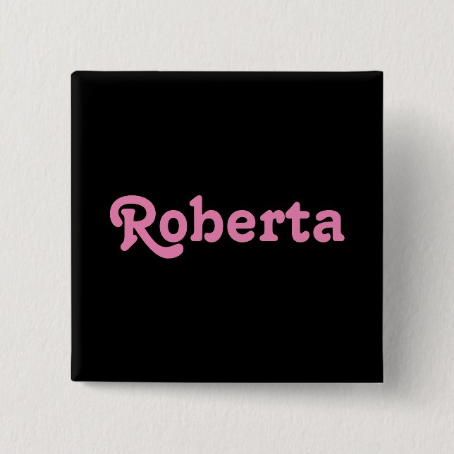 Button Roberta (Vorderseite)