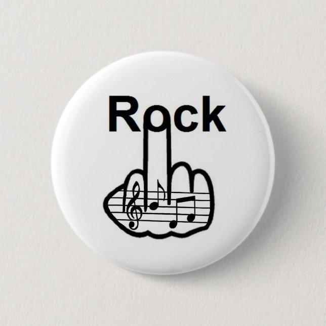 Button Rock Gedreht (Vorderseite)