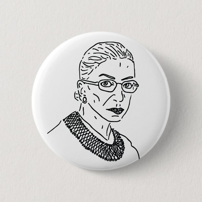 Button Ruth Bader Ginsburg RBG (Vorderseite)