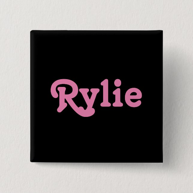Button Rylie (Vorderseite)