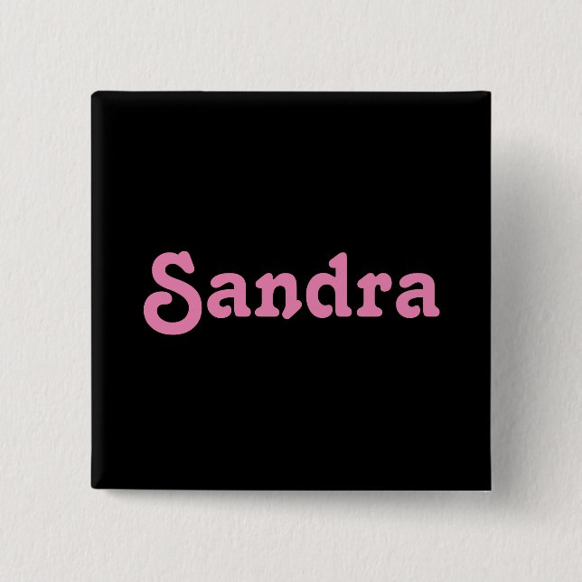 Button Sandra (Vorderseite)