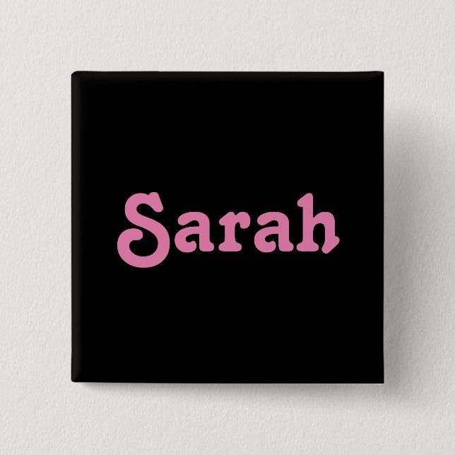 Button Sarah (Vorderseite)