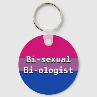 Button-Schlüsselanhänger für Bisexual Biologe Schlüsselanhänger