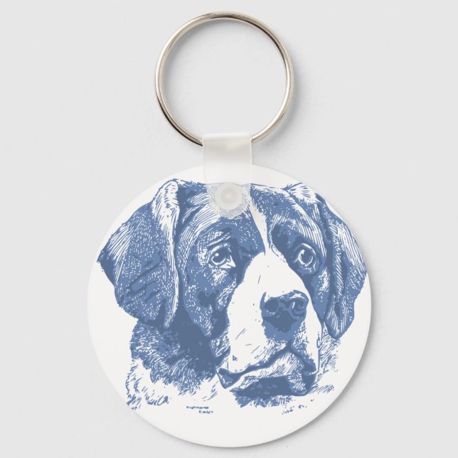 Button-Schlüsselanhänger Schlüsselanhänger (Vorderseite)