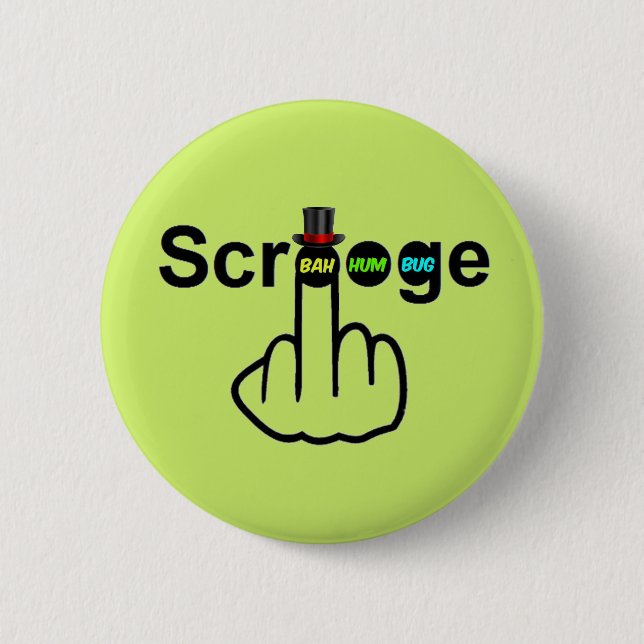 Button Scrooge Gedreht (Vorderseite)