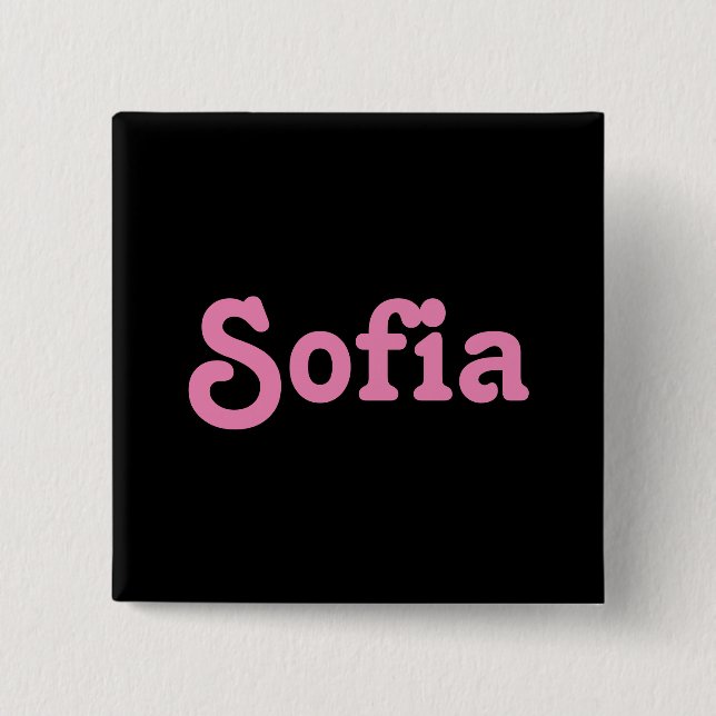 Button Sofia (Vorderseite)