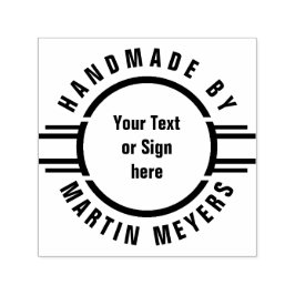 Button Strips + Text, Logo oder Zeichen Permastempel