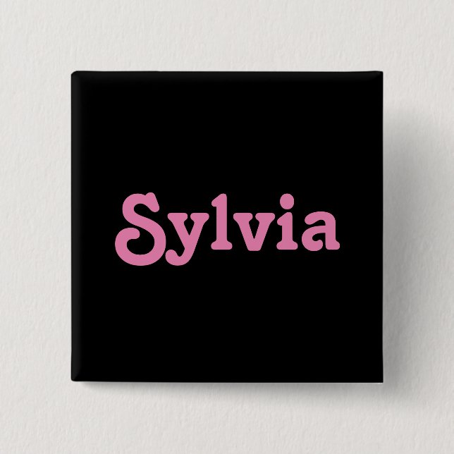 Button Sylvia (Vorderseite)