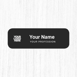 Button-Tag des benutzerdefinierten Mitarbeiters od Namensschild