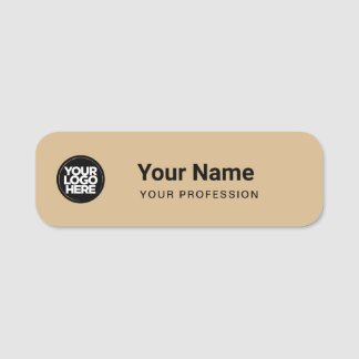 Button-Tag des benutzerdefinierten Mitarbeiters od Namensschild