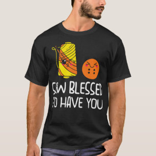 Button Thread Sibling Goals Big Brother Sister Puc T-Shirt