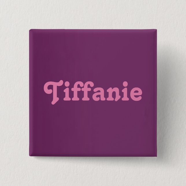 Button Tiffanie (Vorderseite)