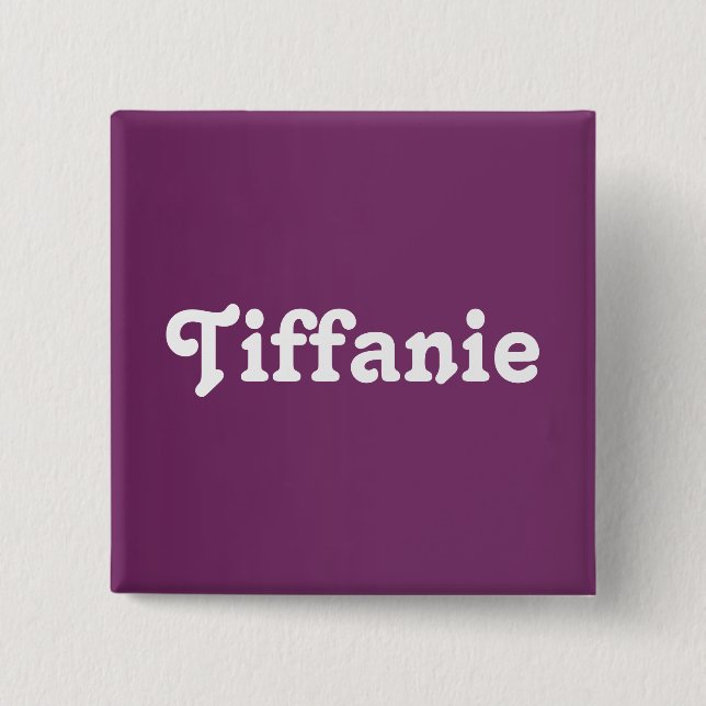 Button Tiffanie (Vorderseite)