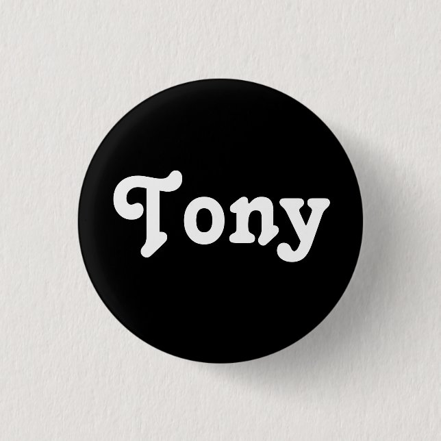 Button Tony (Vorderseite)