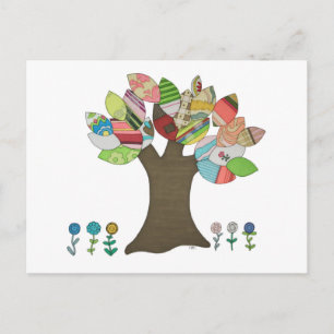 Button-Tree-Postkarte Postkarte