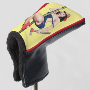 Button-Up-Cover für Feuerwehrmänner Golf Headcover