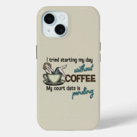 Button-up Girl Coffee Addict