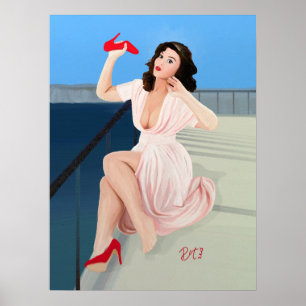 Button-up Girl, Ouch, es schmerzt! (Poster) Poster