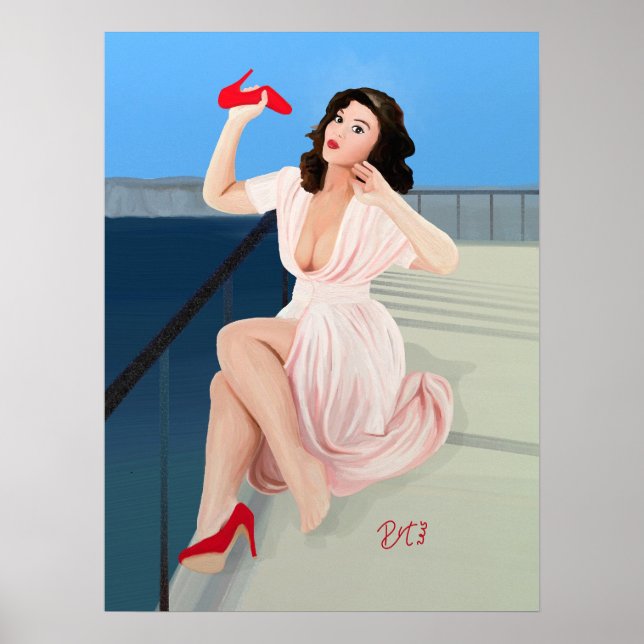 Button-up Girl, Ouch, es schmerzt! (Poster) Poster (Vorne)