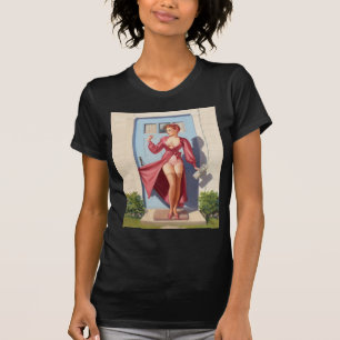 Button-Up-Girl T-Shirt