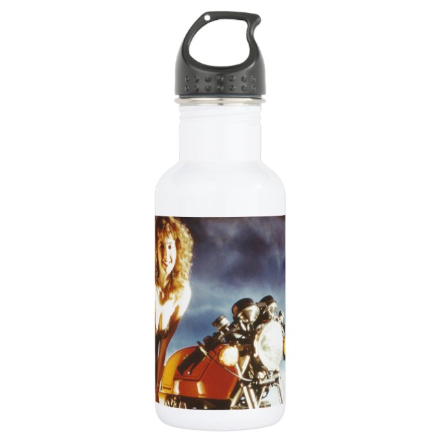 Button-Up-Girl Trinkflasche (Vorderseite)