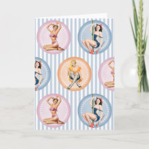 Button Up Ladys - Retro Models Pinups