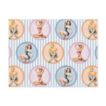 Button Up Ladys - Retro Models Pinups