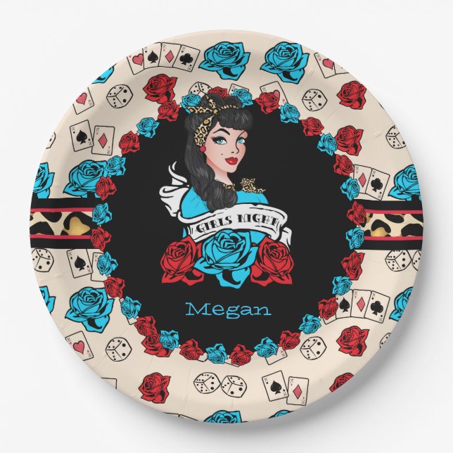 Button-up, Rock-A-Billy Pappteller (Vorderseite)