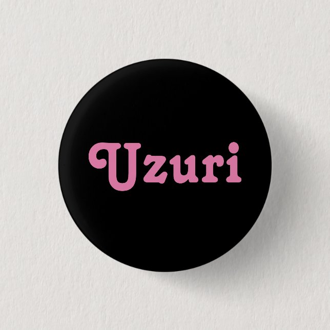 Button Uzuri (Vorderseite)