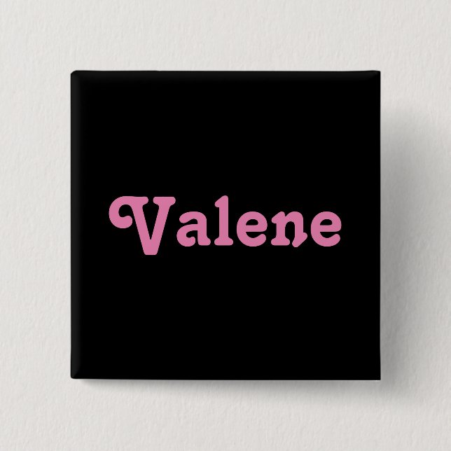 Button Valene (Vorderseite)
