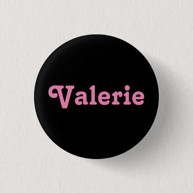 Button Valerie (Vorderseite)