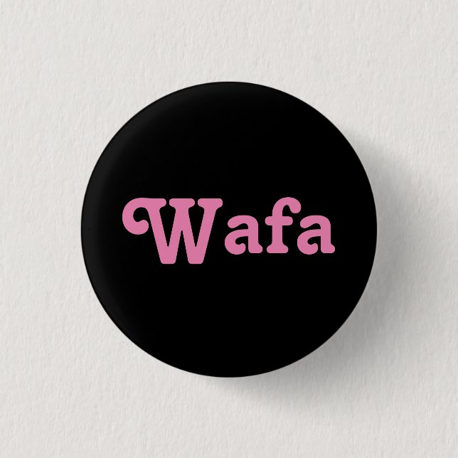 Button Wafa (Vorderseite)