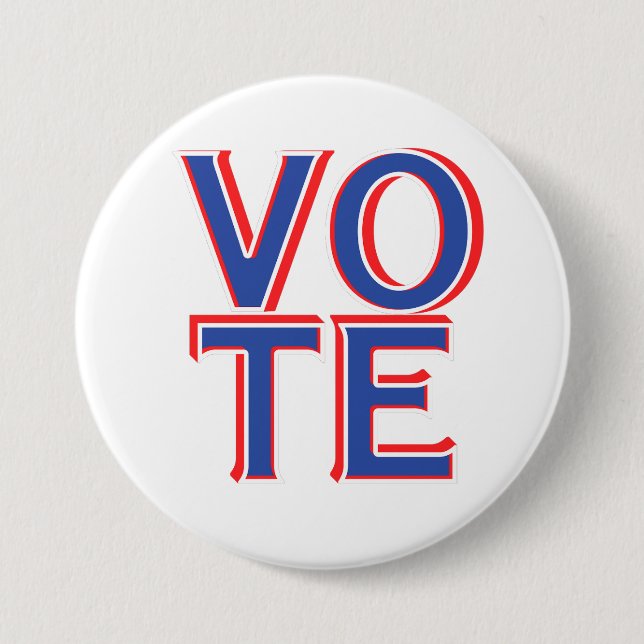Button wählen Wahlkampf (Vorderseite)