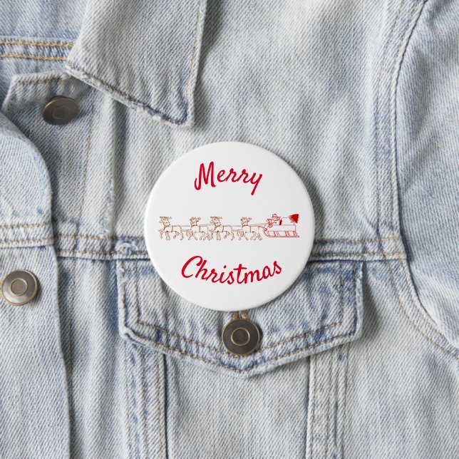 Button - Weihnachtsgrüße und Reindee (Beispiel)