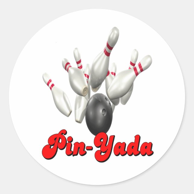 Button-Yada Runder Aufkleber (Vorderseite)