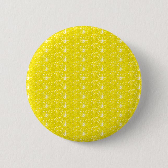 Button Yellow Glitzer (Vorderseite)
