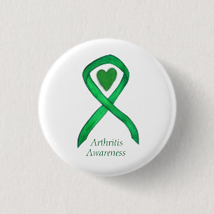 Button zur Sensibilisierung für Arthritis Green Ri