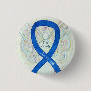 Button zur Sensibilisierung für freie Meinungsäuße