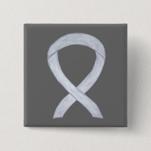 Buttone der "Silver Awareness Ribbon Custom Art" Button