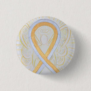 Buttone des Silbernen und Goldbarren-Bewusstseins Button