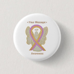 Buttone für den rosa und goldenen Angel Button